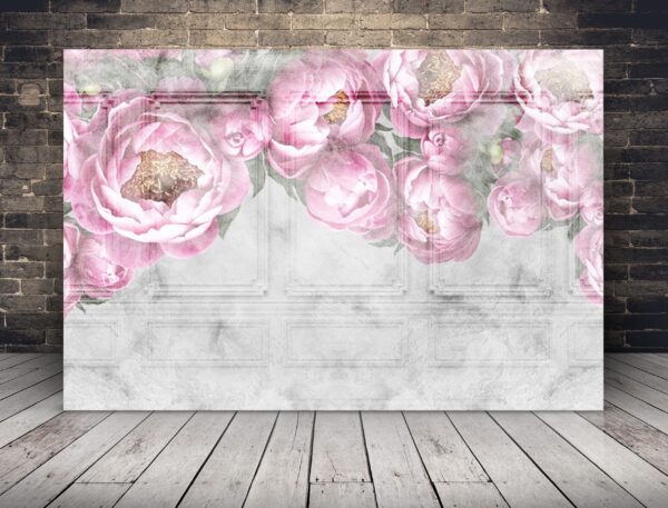 Image d'une guirlande de pivoine