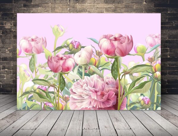 Image de pivoines délicates