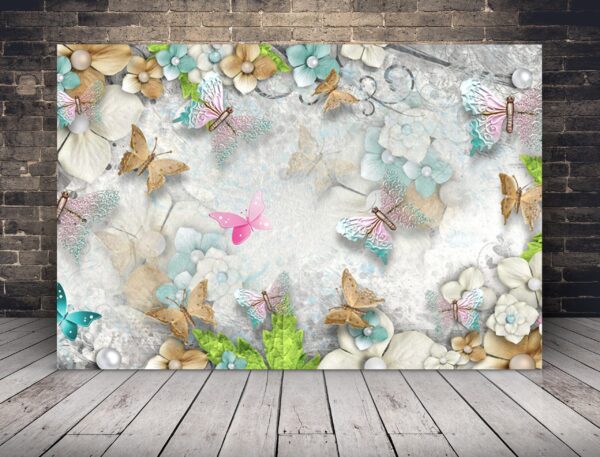 Une image de papillons abstraits