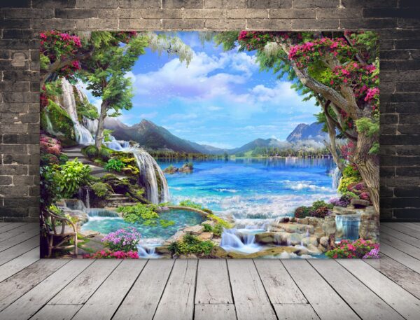 Photo d'un beau jardin