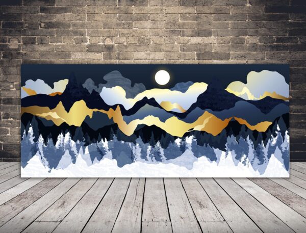Image de nuit de montagne