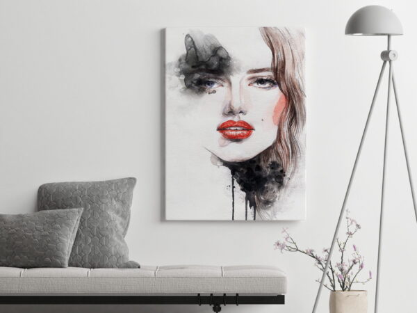 Image de la femme à l'aquarelle – Image 3