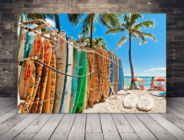 Une image de planches de surf