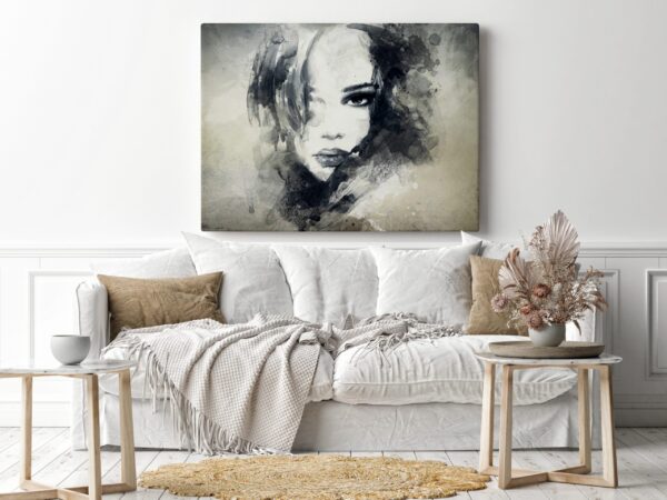 Une image d'un visage abstrait – Image 3