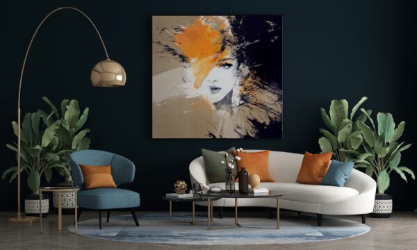 Femme peignant à l'aquarelle – Image 3