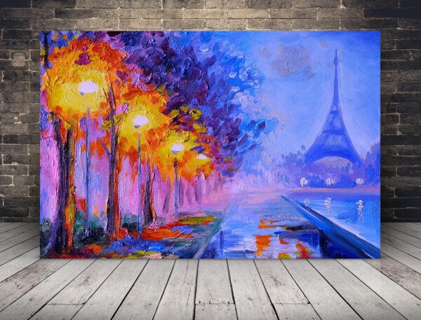 Peinture de paysage de Paris