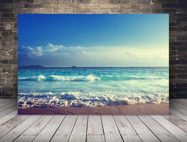 Image d'une vague blanche