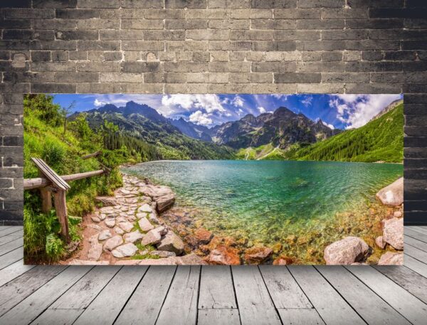 Image d'un étang dans les Tatras