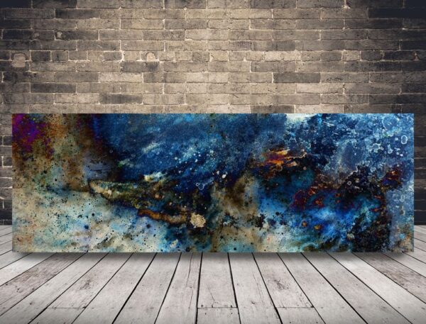 Une image d'une éclaboussure de peinture