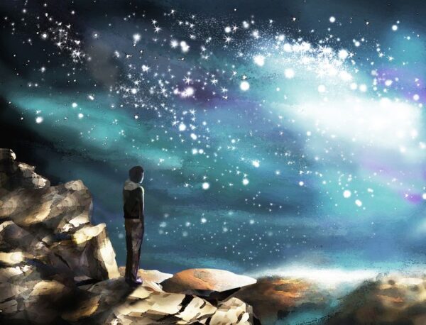 Une image d'un homme regardant le ciel – Image 2