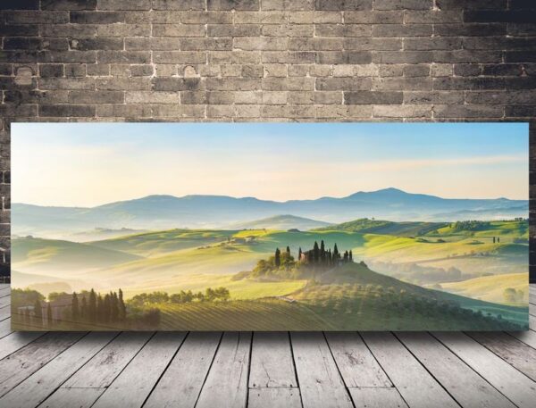 Image de paysage brumeux