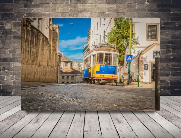 Image d'un tramway à Lisbonne