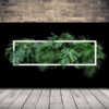 Feuilles d'image dans un cadre