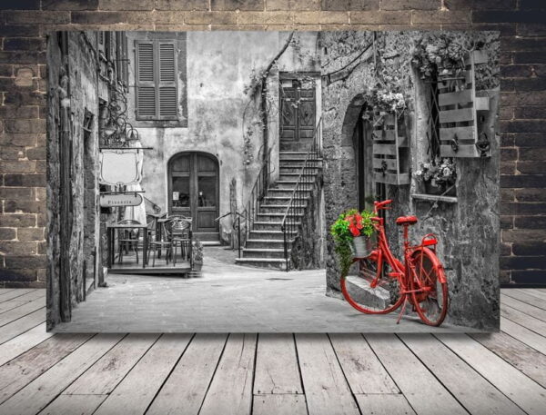 Image d'une ruelle en Toscane