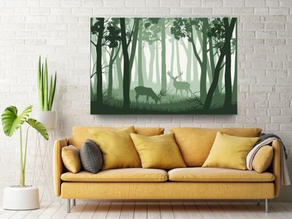 Une image d'une forêt verte – Image 3