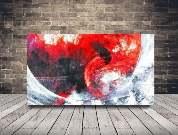 Image de l'abstraction rouge