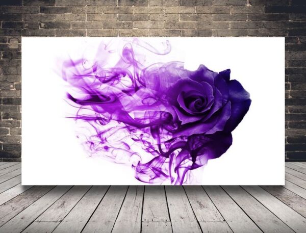 Une image d'une rose fumante