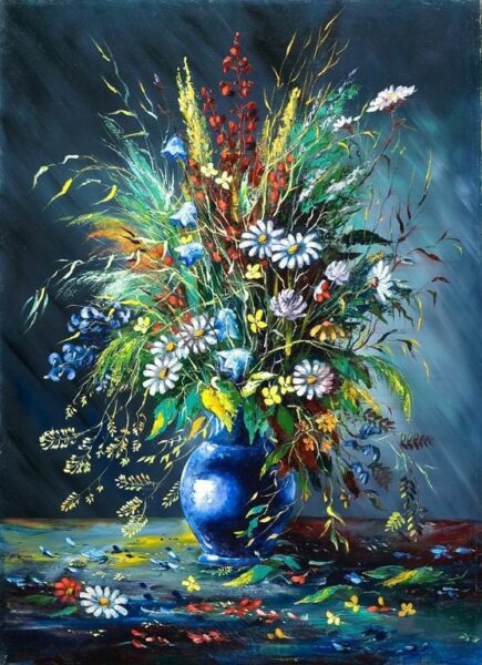 L'image de fleurs dans un vase – Image 2