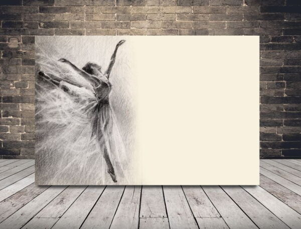 Image d'une ballerine dans un saut