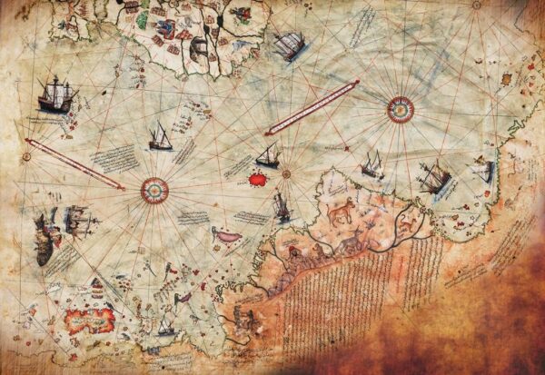 Une image d'une carte avec des navires – Image 2