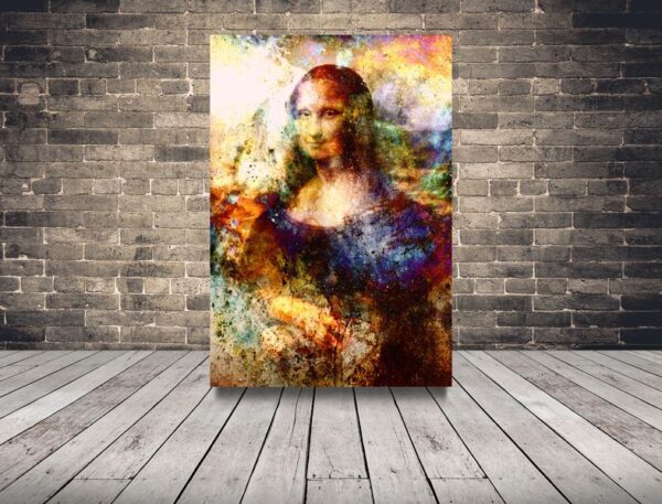 Image du graffiti de Mona Lisa