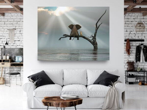 Une image d'un éléphant dans un arbre – Image 3