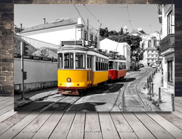 Image d'un tramway à Lisbonne