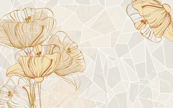 Image de fleurs et de triangles – Image 2