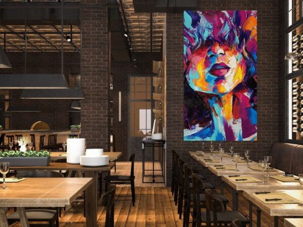 Image d'une femme peinte avec des peintures – Image 3