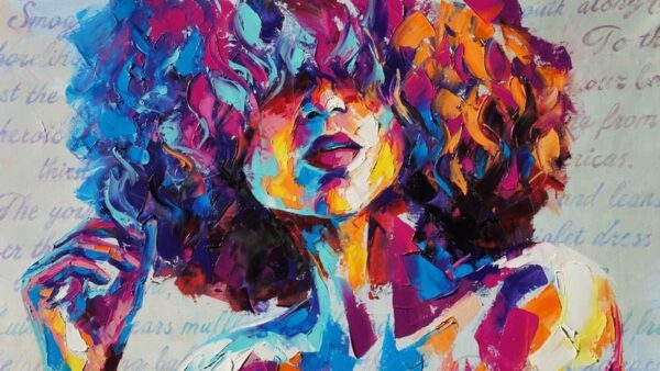 Image de femme colorée – Image 2