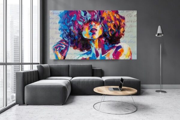 Image de femme colorée – Image 3