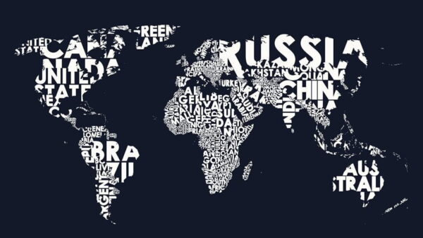 Image d'une carte du monde noire – Image 2