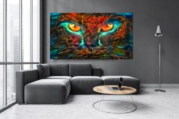 Une image d'un chat abstrait – Image 3