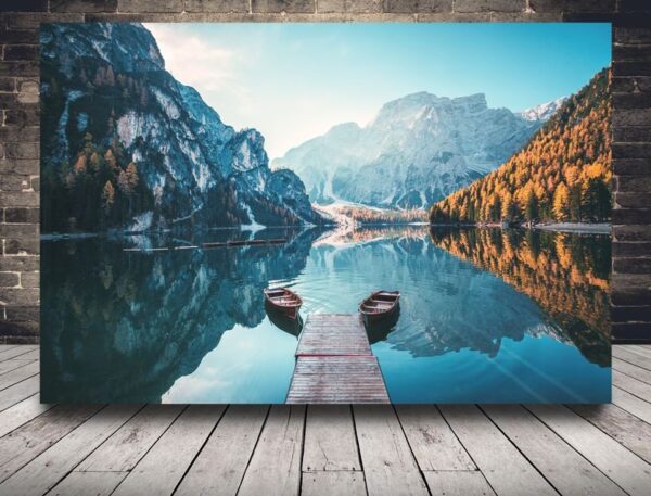 Image de bateaux sur le lac