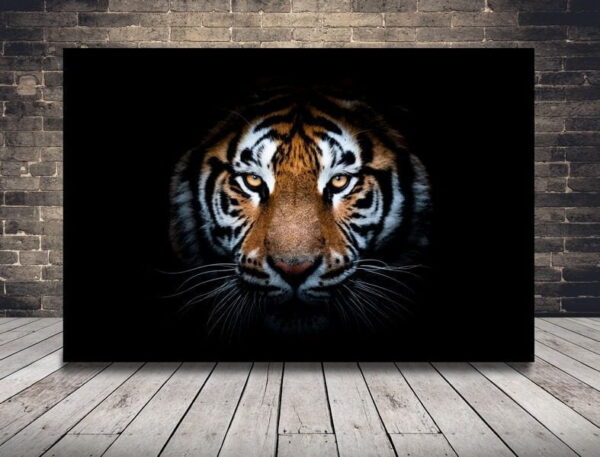 Image du visage d'un tigre