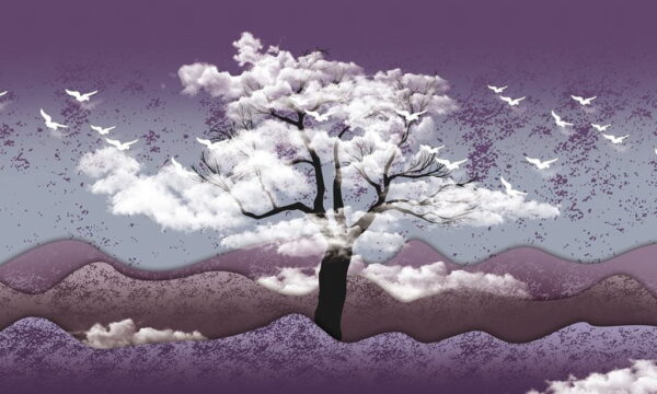 Image d'un arbre avec des oiseaux – Image 2