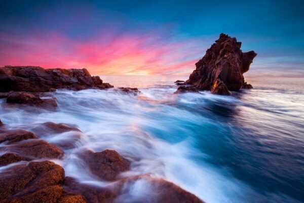 Image d'un beau coucher de soleil de vacances – Image 2