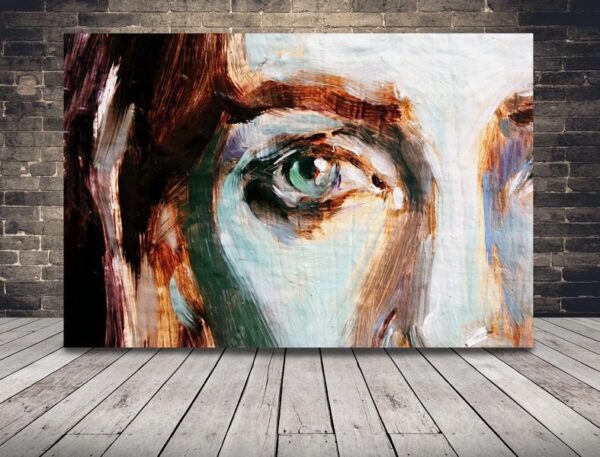 Une image d'une femme yeux