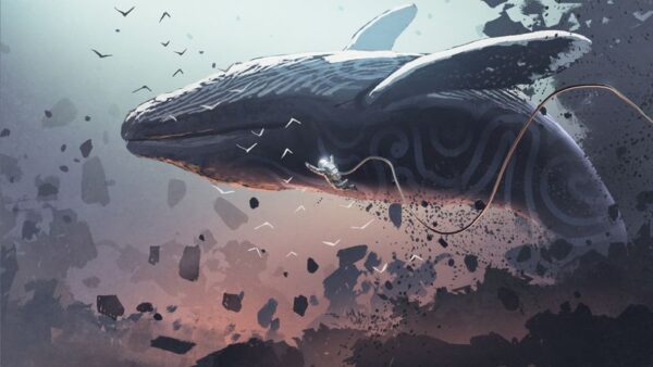 Une image d'une baleine avec un astronaute – Image 2