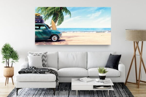 Une image d'une voiture sur la plage – Image 3