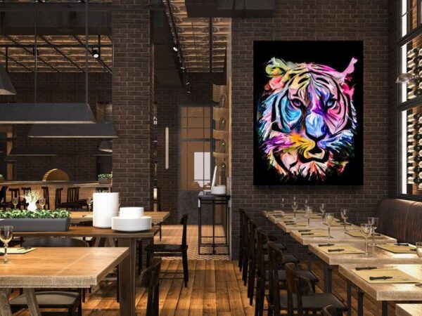 Une image d'un tigre coloré – Image 3
