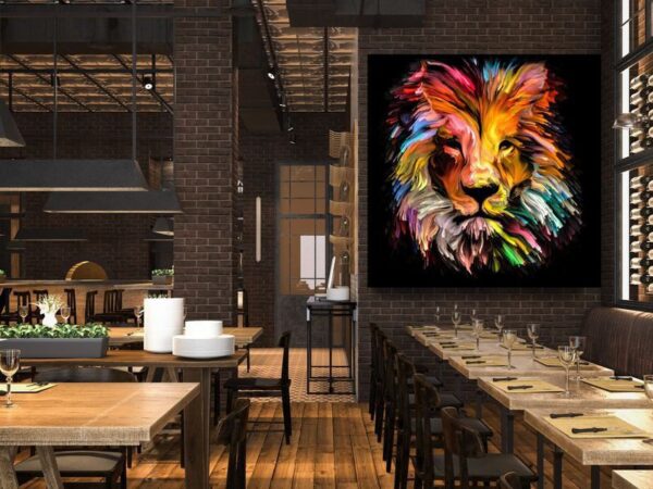 Image d'un lion coloré – Image 3