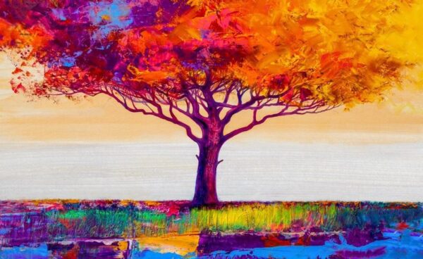 Une image d'un arbre coloré – Image 2