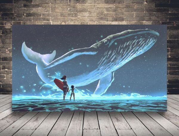 Image de baleine magique