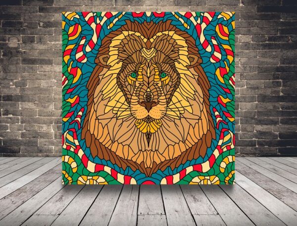 Image Lion Graffiti
