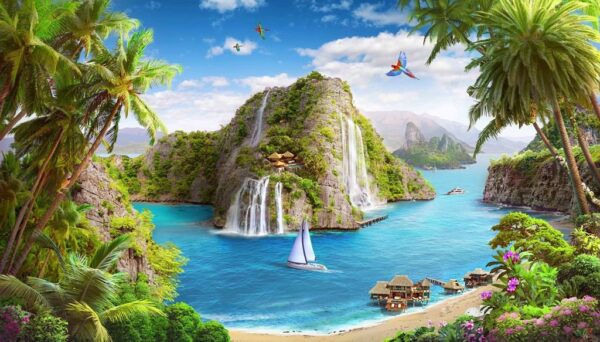 Une image d'une île tropicale – Image 2