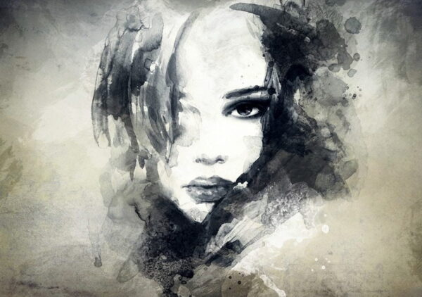 Une image d'un visage abstrait – Image 2