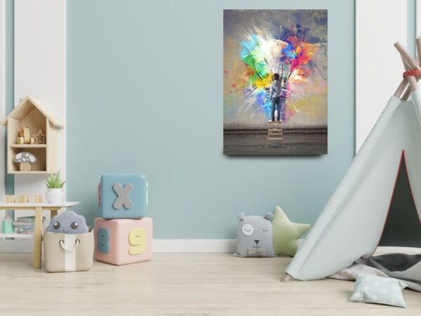 Une image d'un enfant peint – Image 3