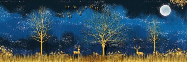 Une image d'un cerf d'or – Image 2