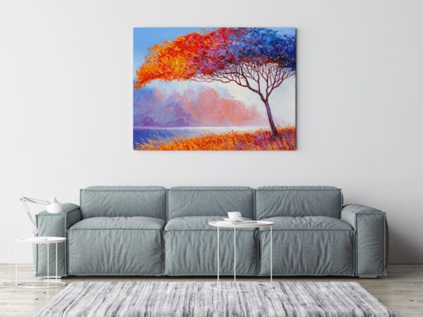 Une image d'un arbre abstrait coloré – Image 3